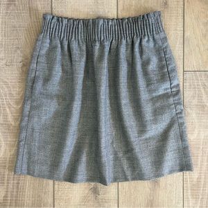 Grey JCREW wool blend skirt